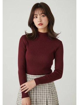 ネオリーブアイム 横浜西口店(Neolive aim) ワンカールボブルフ小顔くすみベージュレイヤー韓国前髪黒髪sk21