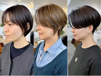 ジーナ 渋谷 表参道(JINA)の写真/忙しい毎日でも無理せずキレイに。大人女性に寄り添う、洗練ショートを提供します。