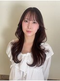 ザクザクレイヤー くびれ巻き 髪質改善