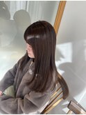 ヘーゼルベージュ×髪質改善カラー