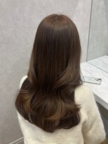 ロンド フィーユ(Lond fille)&nbsp;オリーブグレー/レイヤーカット/黒髪/マロンベージュ/銀座 ■