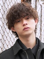 フィフス 大分(fifth)&nbsp;大分波巻きスパイラルパーマメンズカットラウンドマッシュウルフ