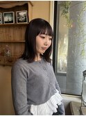 ナチュラル可愛い◎外ハネミディアムスタイル