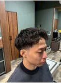 MEN'S/スキンフェードカット/アイロンパーマ/流山おおたかの森