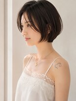 ドロップ(drop) 大人美人ショートボブ × 透け感シースルーバング