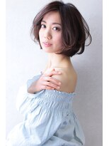 トリコ 梅田茶屋町店(trico) ふんわりフェミニンボブ 【トリコ梅田茶屋町店】