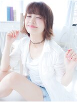 アンジュ ヘアー(Ange hair)&nbsp;アンジュヘアー　エアリーショートの外ハネスタイル♪