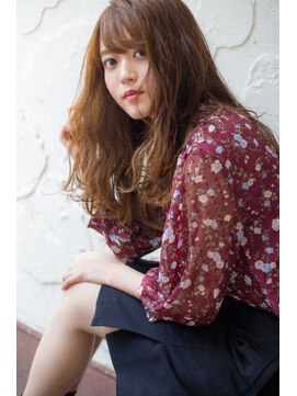 ロンド 表参道店(Lond) 【倉崎涼】フェザーロング×ボルドーデジタルパーマ