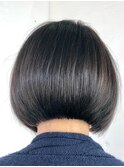 30代40代大人かわいい★ナチュラルアッシュカラーボブカット!