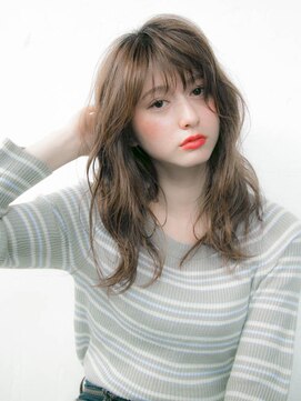 ルティア(Lutia) ゆるふわウェーブ シースルーバング  アッシュベージュ   ☆