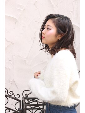 ブリーチ ラボ エーアイ 原宿店(BLEACH LABO Ai) 20代30代40代50代 色っぽふんわりミディの重軽ウェーブヘア♪