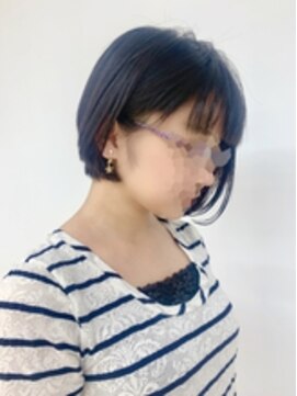 クオリス 赤塚店(QUALIS) 20代30代ボブ/前下がり/丸み/くびれ/ショート/ダークカラー