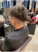 グレージュ×フェード