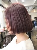 愛され女子のピンキーボブ