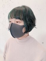 ハチジュウイチプラスワン 神楽坂(81+1)&nbsp;グリーンハイライト×パーマボブ