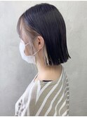 インナーボブ_マロンベージュAラインボブかきあげロング_ba32317