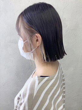 アイティー バイ アルバム 浦和店(IT by ALBUM) インナーボブ_マロンベージュAラインボブかきあげロング_ba32317