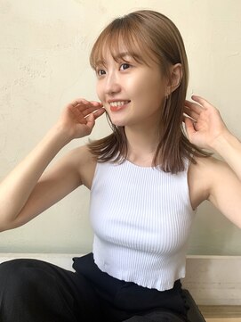 ルッソ(RUSSO) ふんわりミルクティー×イルミナカラー