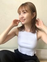 ルッソ(RUSSO) ふんわりミルクティー×イルミナカラー