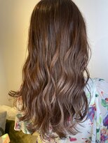 ジーナ 船橋(Zina)&nbsp;オトナ女子ツヤ髪アッシュカラーふんわりミディシースルーバング