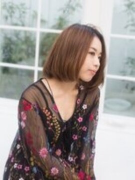 フラミューム たまプラーザ(flammeum) エレガントワンカールボブ【たまプラーザ】