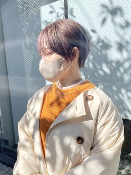 ノブレス(NOBLESSE) ショートヘア/ラベンダーピンク/nagata