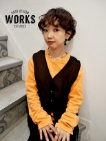 ワークス ヘアデザイン(WORKS HAIR DESIGN)&nbsp;癖毛を活かしたマッシュショートヘア