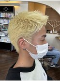 #ブリーチヘア#ベリーショート#下関#メンズカット