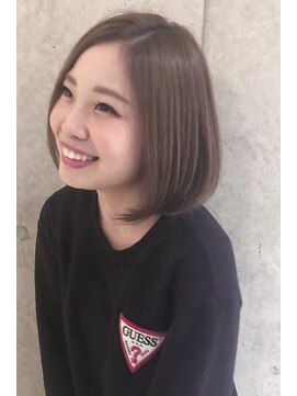 ピエス201(piece201) センター分けボブ