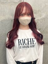 アロ 大阪梅田(alo)&nbsp;ブリーチ1回で叶うチェリーレッド《大阪梅田駅》