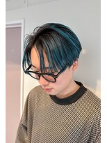 キオン(kyon)&nbsp;【kyon】センターパート 水色カラー