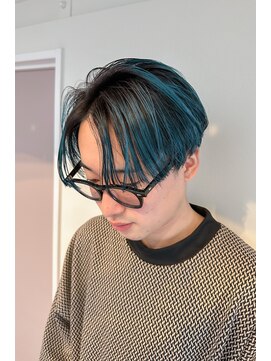 キオン(kyon) 【kyon】センターパート 水色カラー