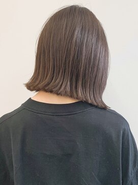 トレス(TRESS) 外ハネボブ ロングボブ ブラウン 韓国 原宿 表参道 渋谷