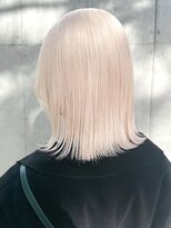 ベレーザ 渋谷(BELEZA)&nbsp;3790ニュアンスカラーシルキーベージュハイトーンカラー艶髪ボブ