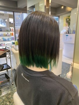 モア 下通店(MORE) 毛先カラー