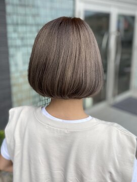 フレイムスヘアデザイン(FRAMES hair design) ☆グレージュカラー×ミニボブ☆