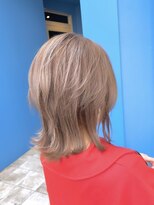 アース 郡山コスモス通り店(HAIR&MAKE EARTH) ミルクティーベージュダブルカラーインナーカラー韓国20代前髪