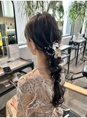 【立川CRES吉岡俊】編み下ろしアレンジ　ヘアアレンジ