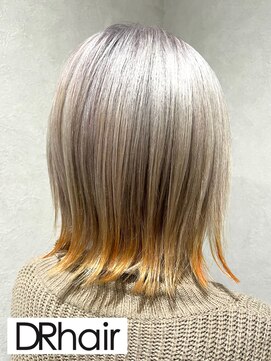 ディーアール(DR) White beige × Pale orange