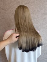 レガシーヘアーデザイン(Legacy hair design)&nbsp;【Taku】裾カラー×ブロンド×ラベンダー♪　天神/今泉