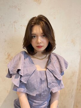 ジーナ 天王寺(Zina) 髪質改善＊秋色シャギーボブ＊美髪【Zina天王寺】