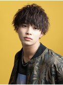 【王道ショートウルフ】内巻き、外ハネMIX