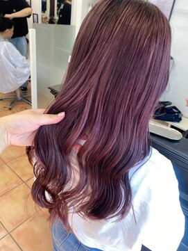インパークス 町屋店(hair stage INPARKS) 【ピンクカラー】ハイライトカラー/ピンク/グラデーションカラー