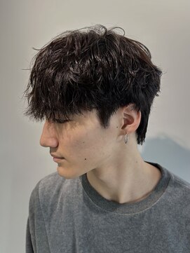 ヘアーメイク ネイキッド(Hair make Naked) ショートマッシュ×緩めシャドウパーマ