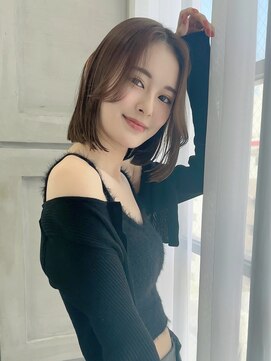 ルアナ ヘア アンド トリートメント(Luana) 【Luana難波】大人すとんボブ×顔周りカット
