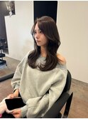 韓国ヘア☆レイヤーカット☆グレージュ