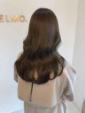 エルモ(ELMO.) 【ELMO. 兒玉】オリーブベージュ/ブリーチなしWカラー