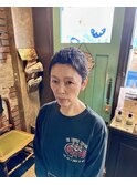 berry short×violet brown