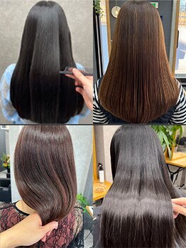 コレク 福岡(COLLEC...)の写真/《ダメージレス×ナチュラルストレート》髪質やダメージレベルに合わせた薬剤選定で理想のヘアに[福岡博多]