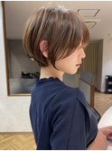 大人可愛いショート／ベージュカラー／2way [熊本/上通/下通〕